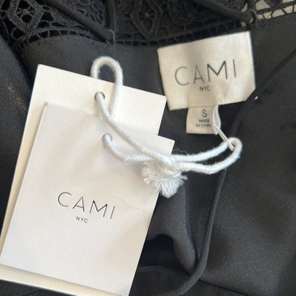 NWT BLACK CAMI TOP SIZE S - Picture 5 of 7